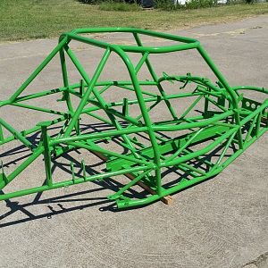 P2 Frame after powder coat - right rear