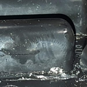 Pump housing plastic crack