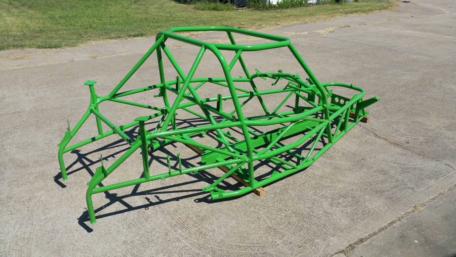 P2 Frame after powder coat - right rear