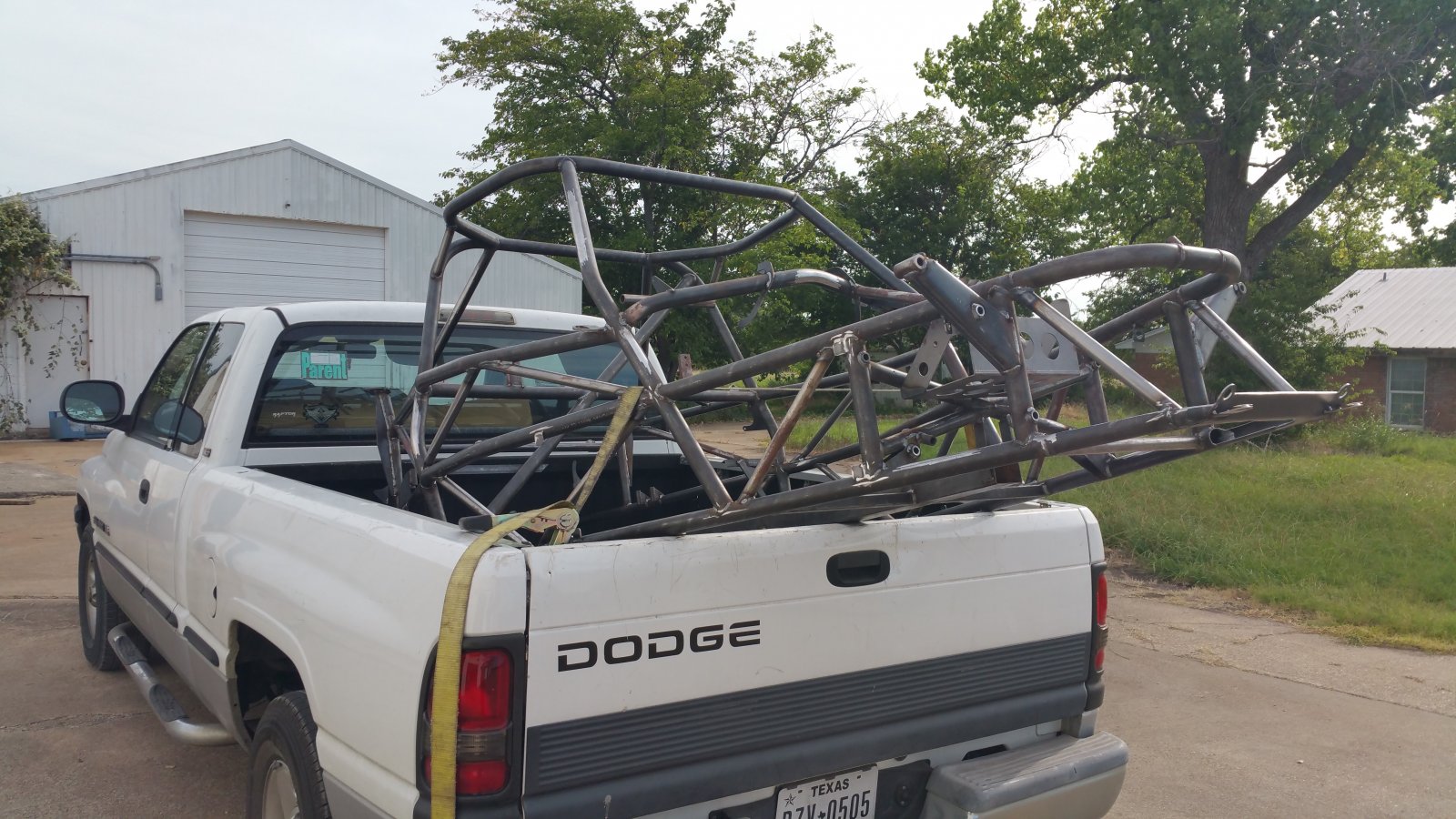 P2 Frame before powder coat - front right