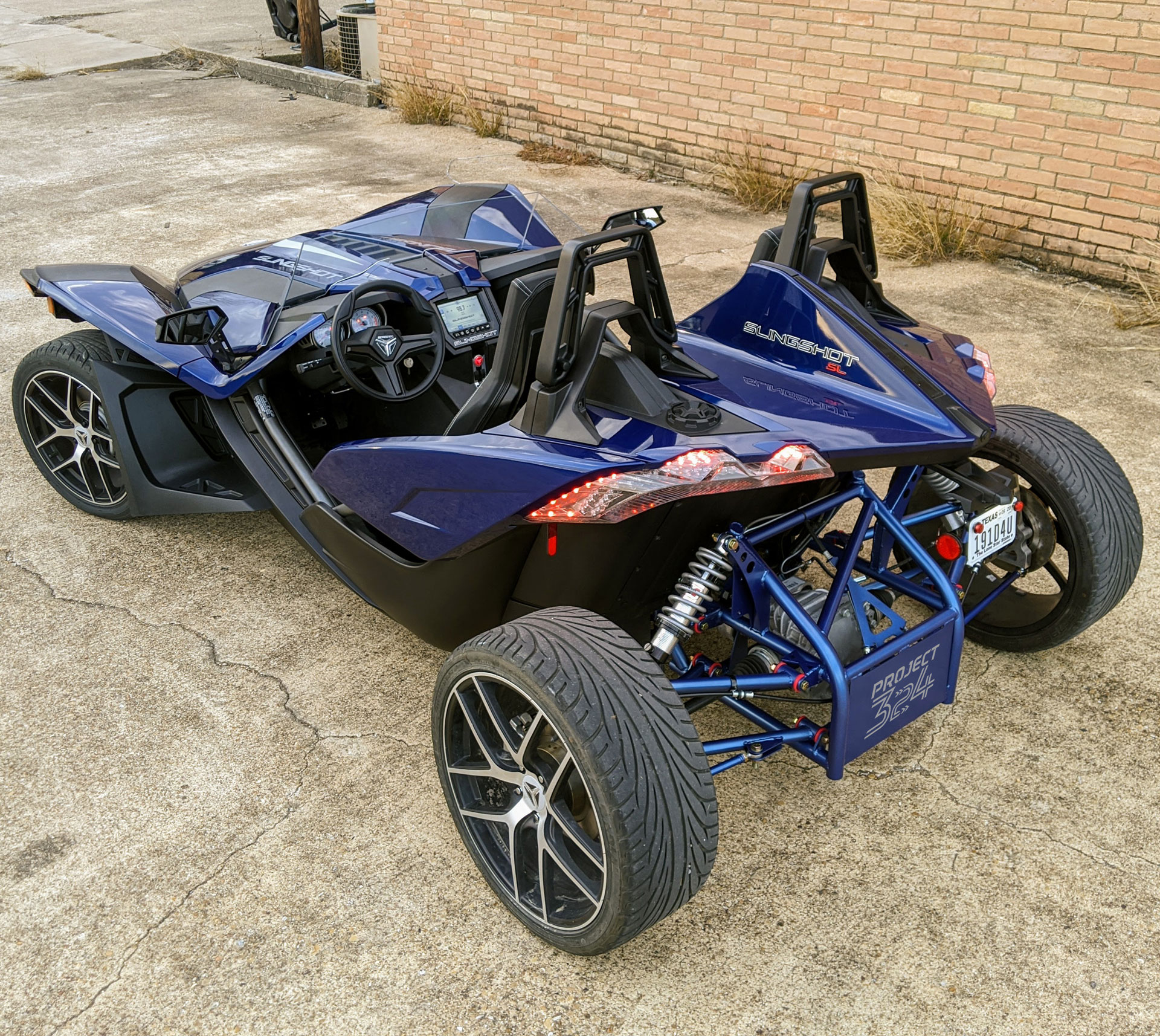 Slingshot polaris wheel conversion quad kit four bullet speed awesome car fourth modification alpha bolt custom wheels motorcycle bike cars