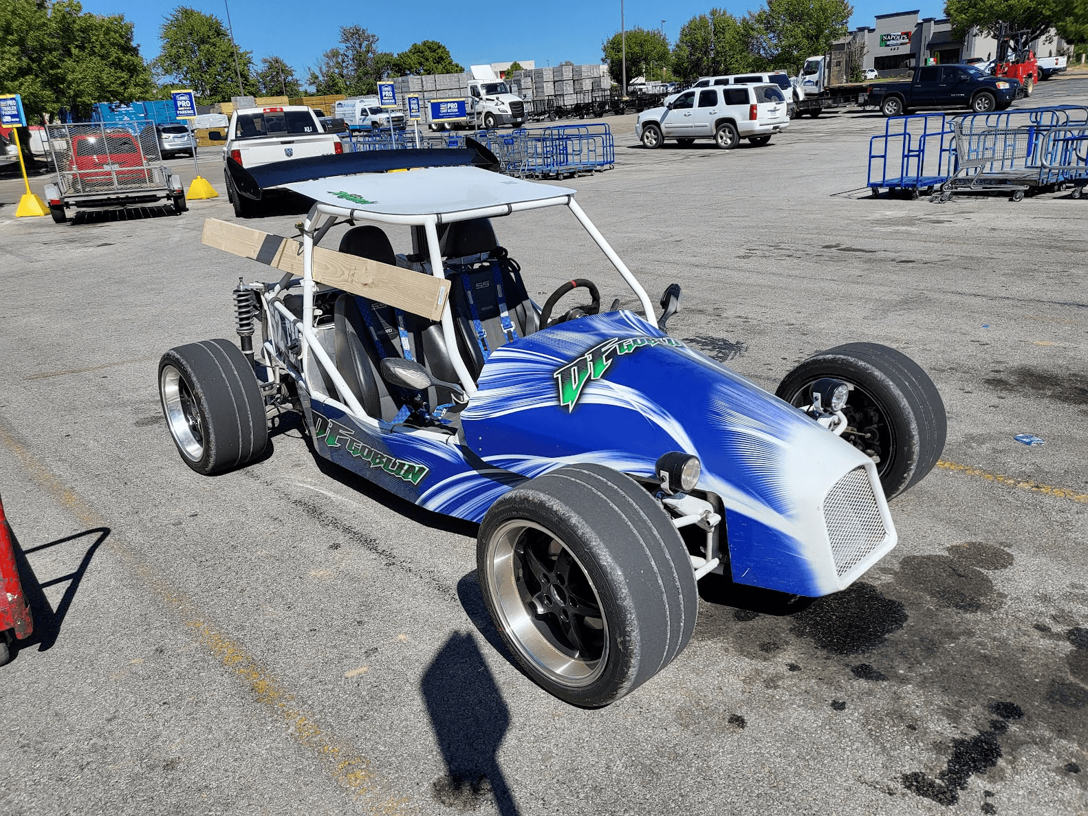 Df Kit Car Rear Wing Choice Goblin V1 - 121 | DF Kit Car | DF Kit Car