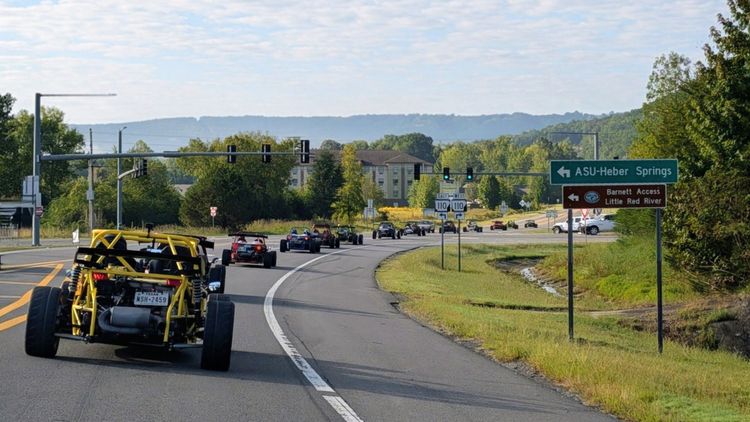 Goblins driving to Central Arkansas Karting Complex for GoblinFest 2025.jpg